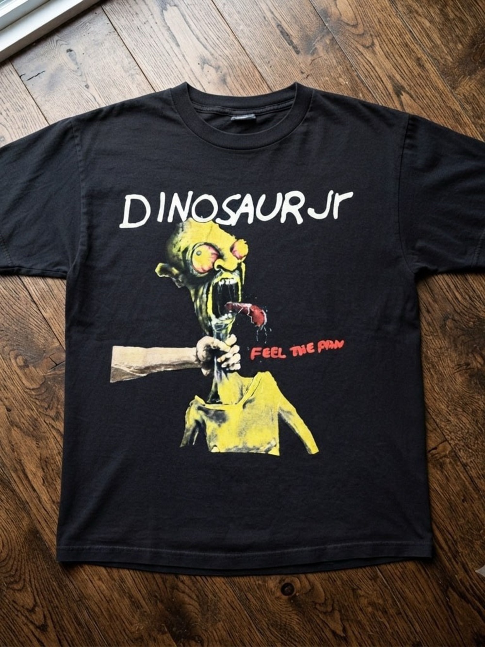 Dinosaurs Black Graphic Short Sleeve Tee
